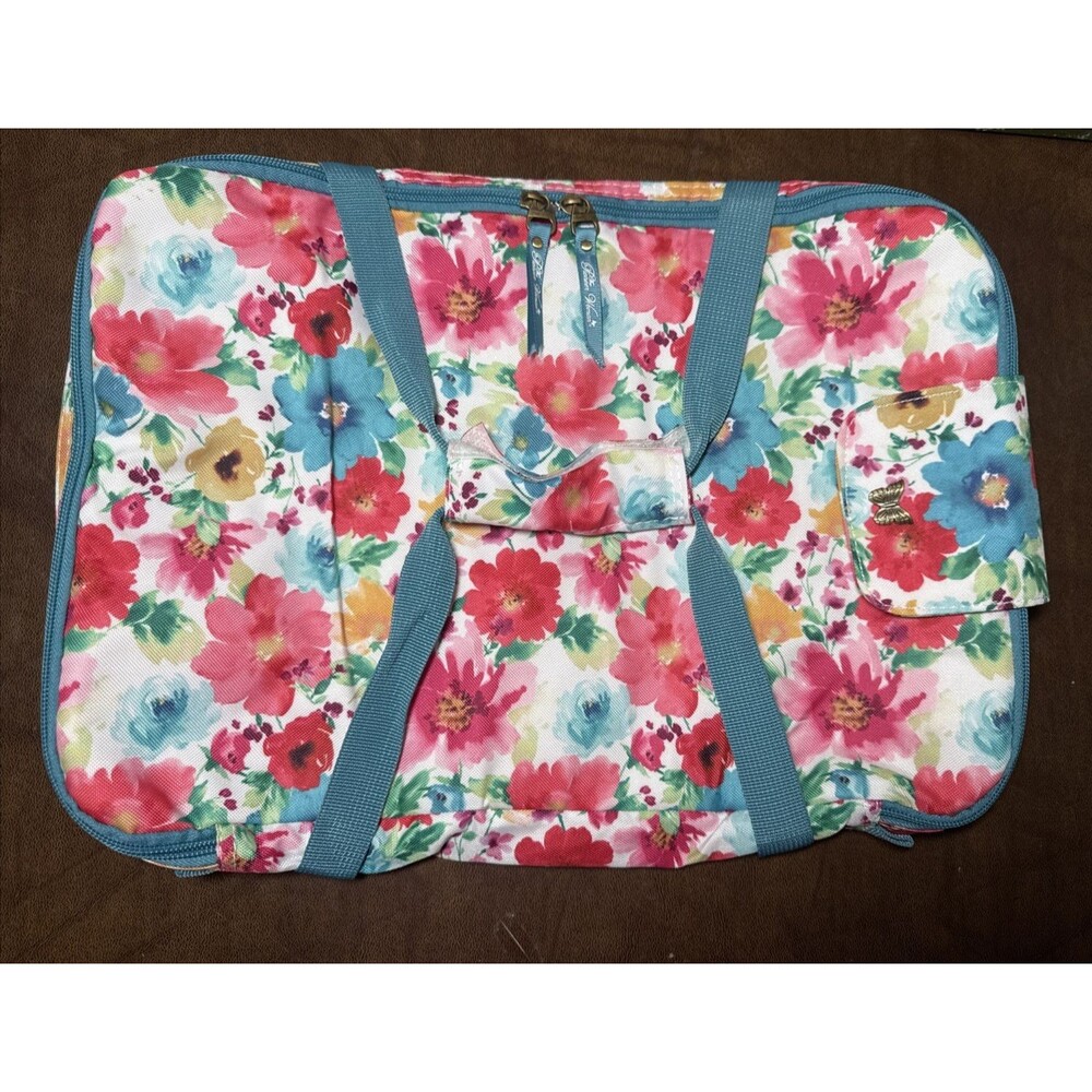 Pioneer Woman Breezy Blossom Insulated Casserole Carrier Baker Tote w/ Handles